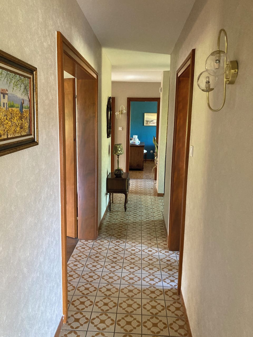The corridor of the cottage