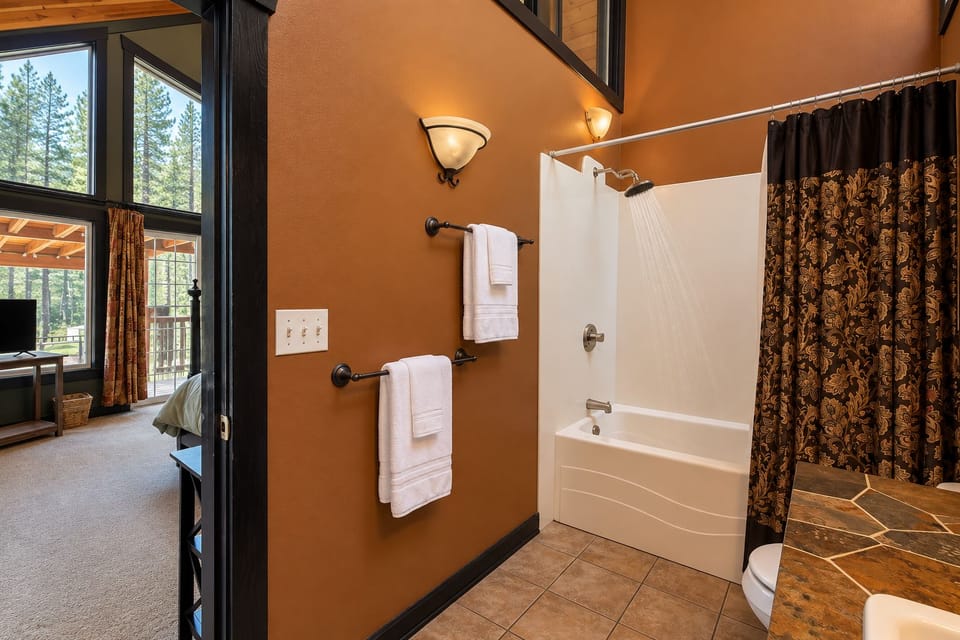 En Suite off of Bedroom one with Full Bathroom
