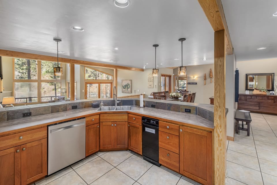 Fully Stocked Main Floor Kitchen