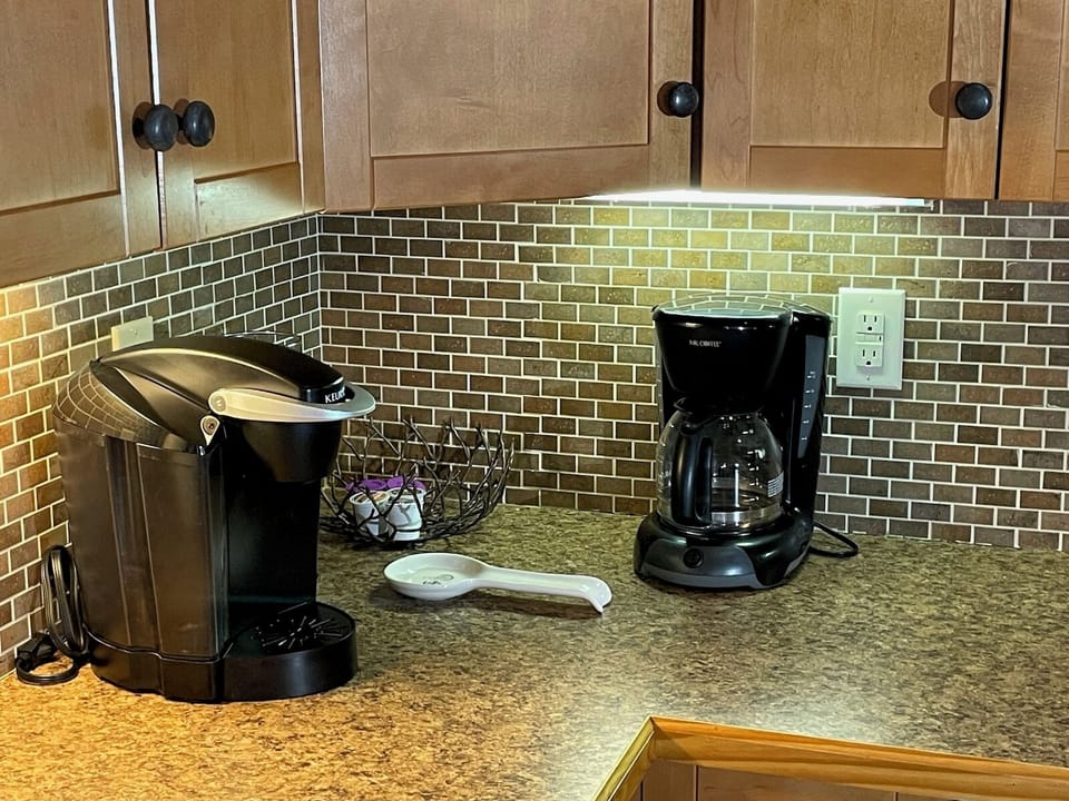 Kuerig or Drip - we have both for your AM coffee fix!
