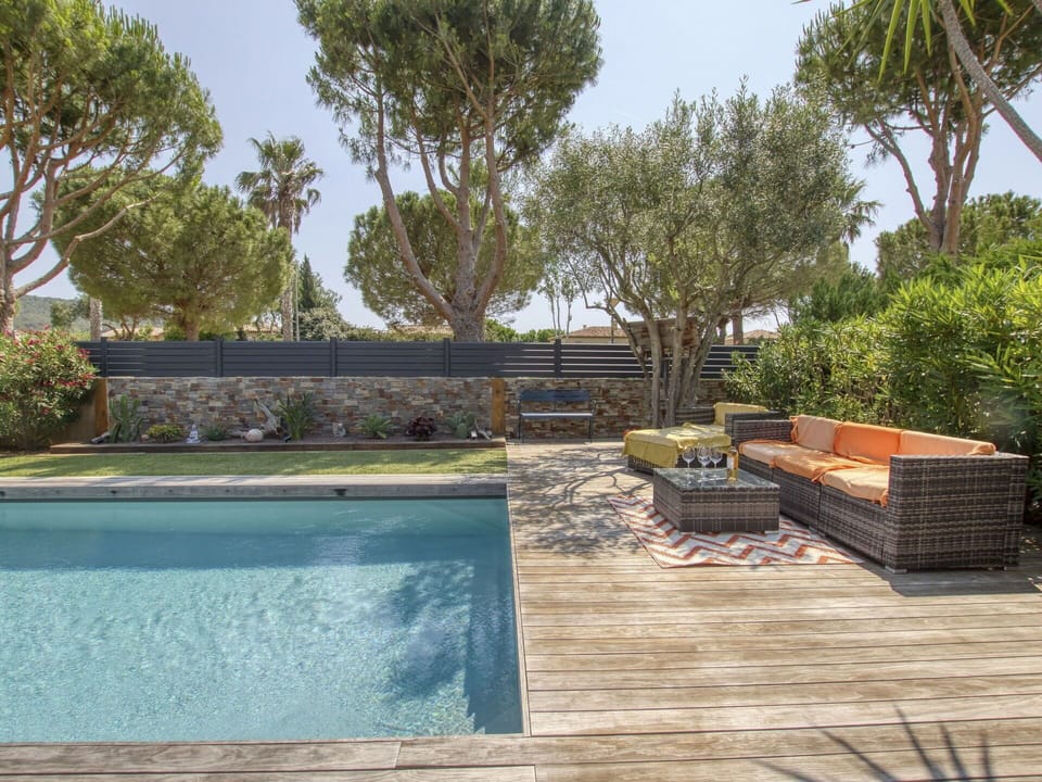 Water, Plant, Sky, Tree, Outdoor Furniture, Shade, Swimming Pool, Landscape, Arecales, Leisure