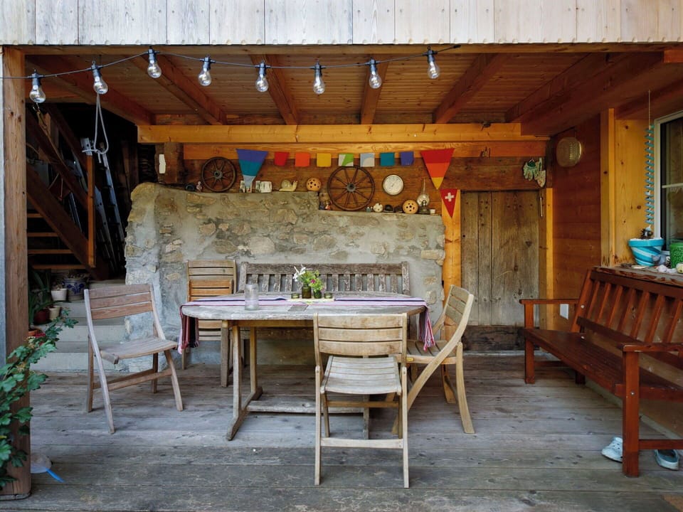 Furniture, Wood, Table, Chair, Outdoor Furniture, Wood Stain, Outdoor Table, Hardwood, Kitchen & Dining Room Table, Flowerpot