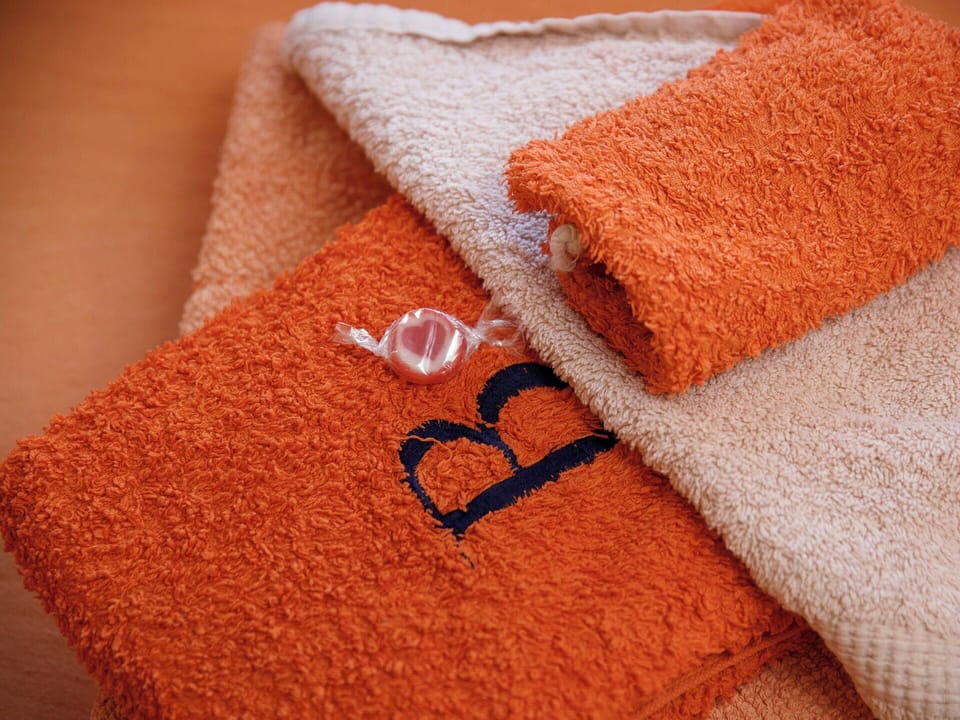 Orange, Towel, Linens