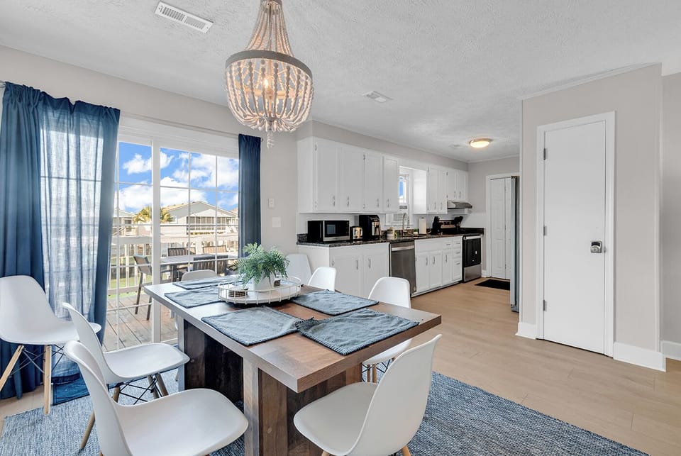 Enjoy views of the water while you dine!