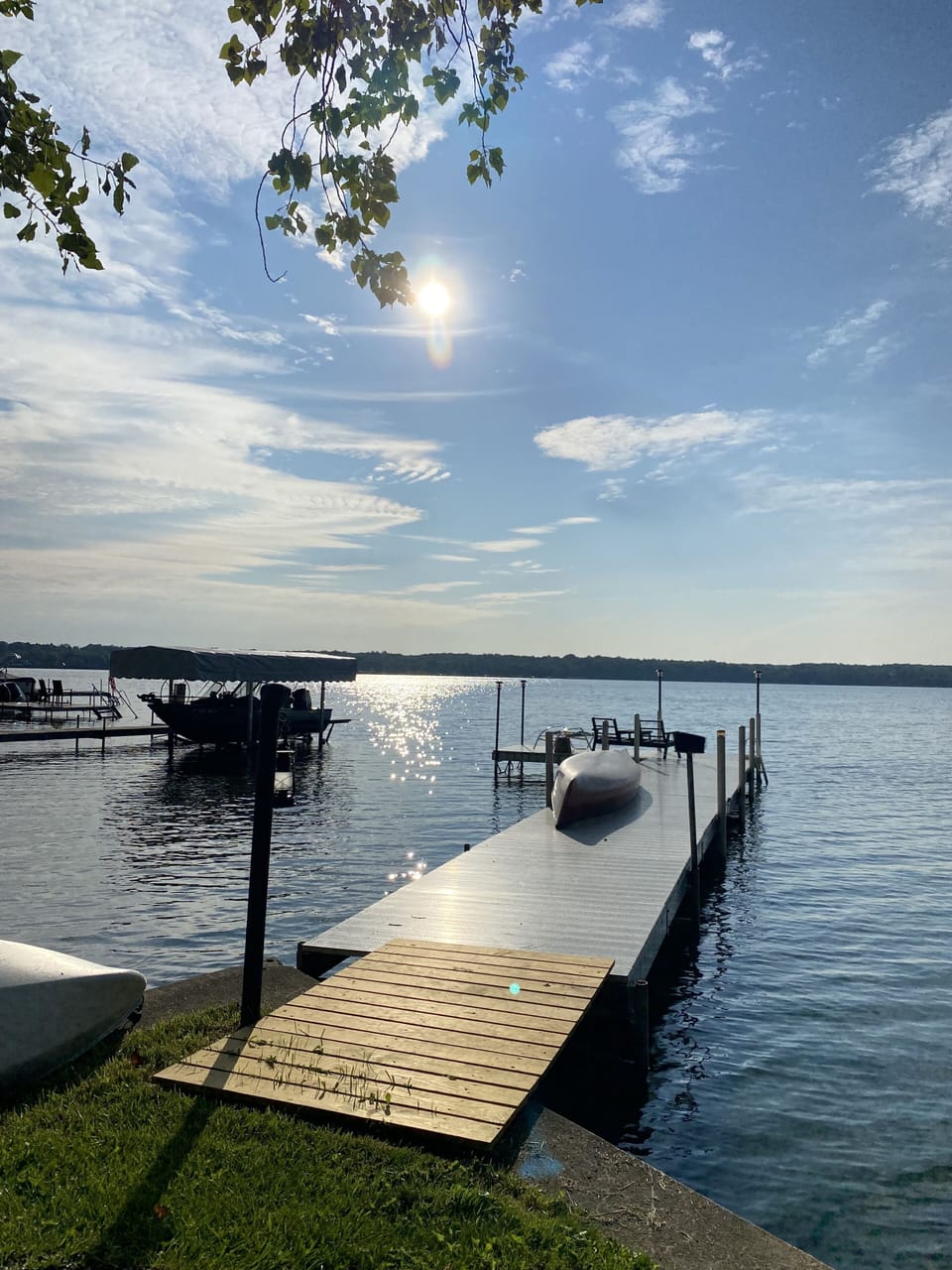 Waterfront and dock