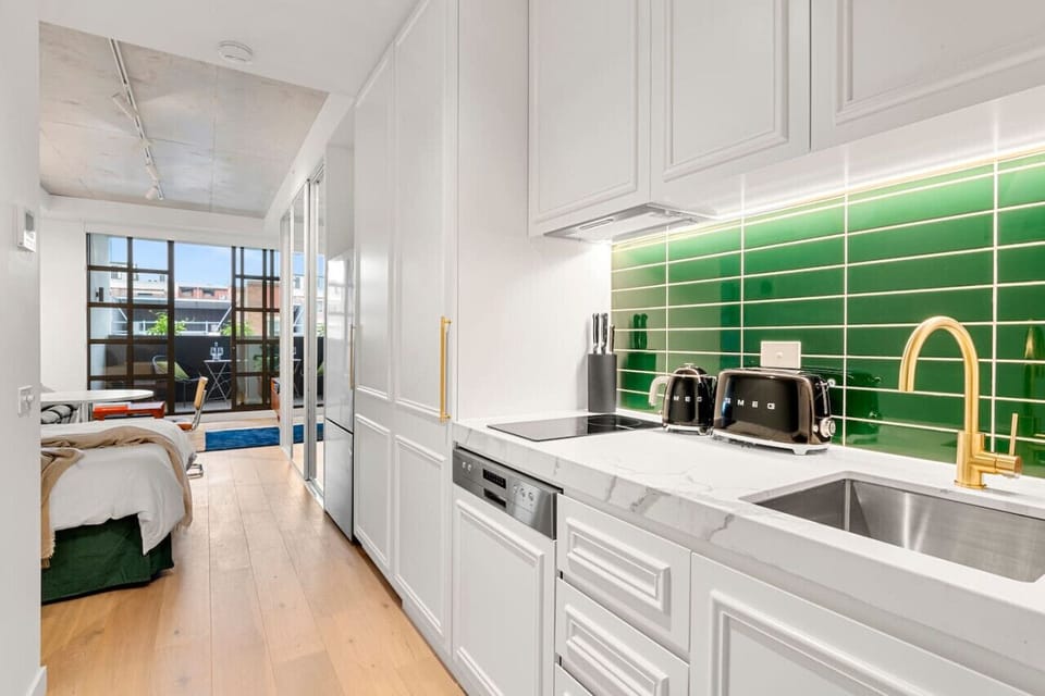 Cook up a feast in the fully equipped kitchen that has quality appliances