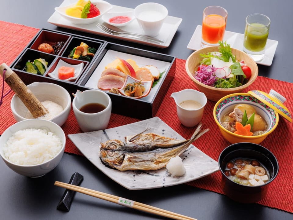 Daily Japanese breakfast for a fee