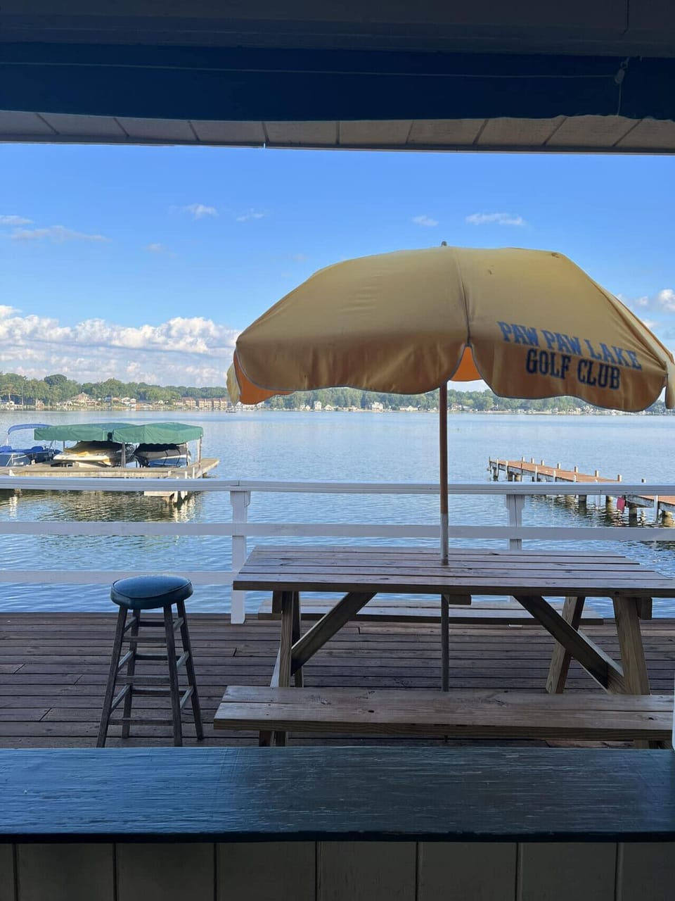 View from the Gazebo Bar