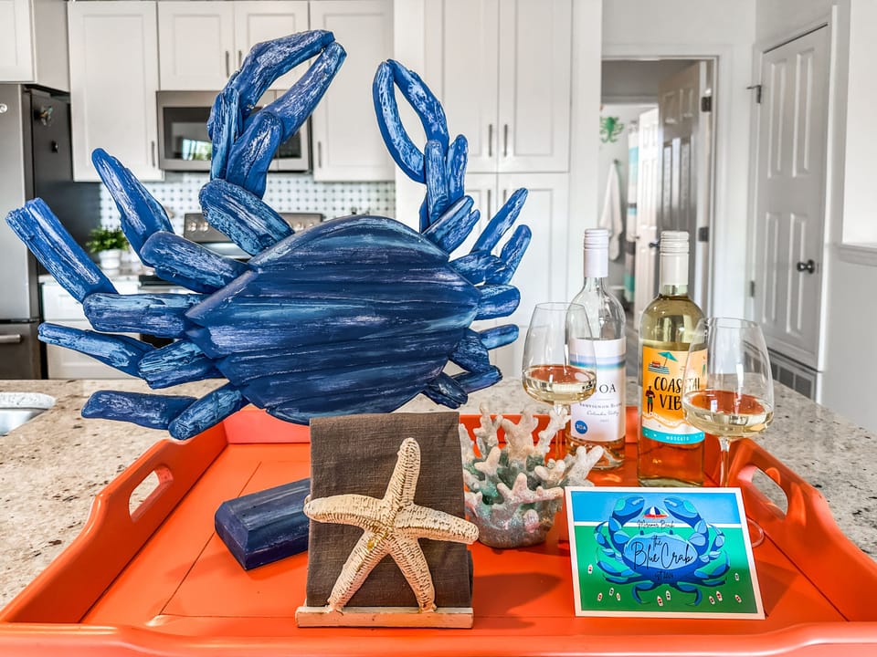 The Blue Crab welcomes you to have a lovely time!
