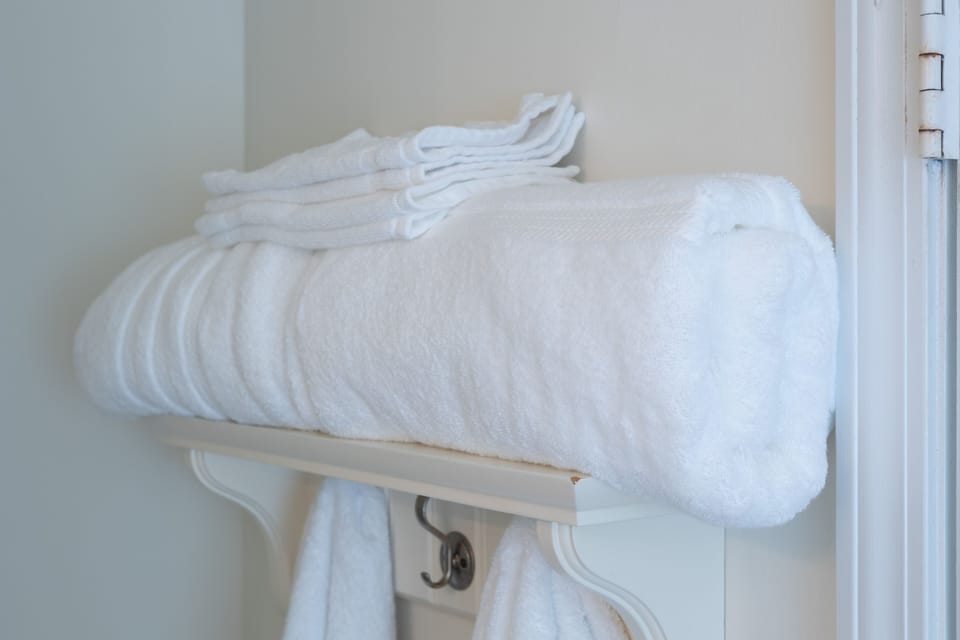 Luxury hotel towels