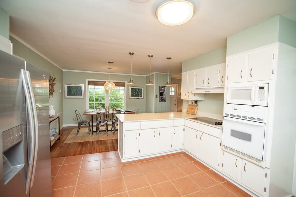 House, Multiple Beds, Pool Access, Pool View (Oleander House) | Private kitchen | Coffee/tea maker, dining table