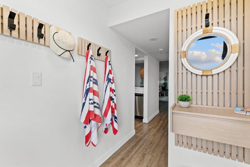 Inviting and stylish entryway