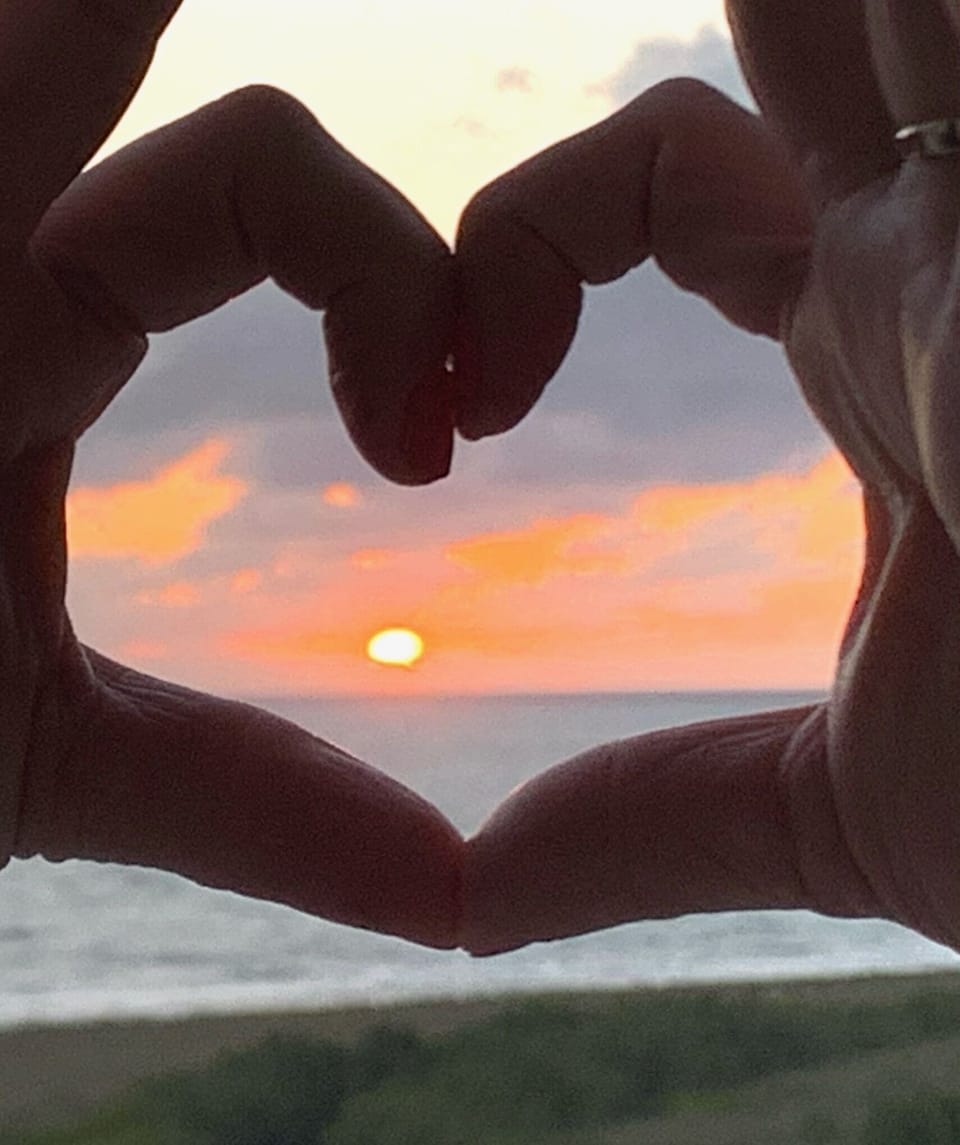 Nightly sunsets right from the balcony