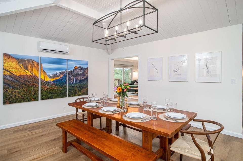 Family style dining room