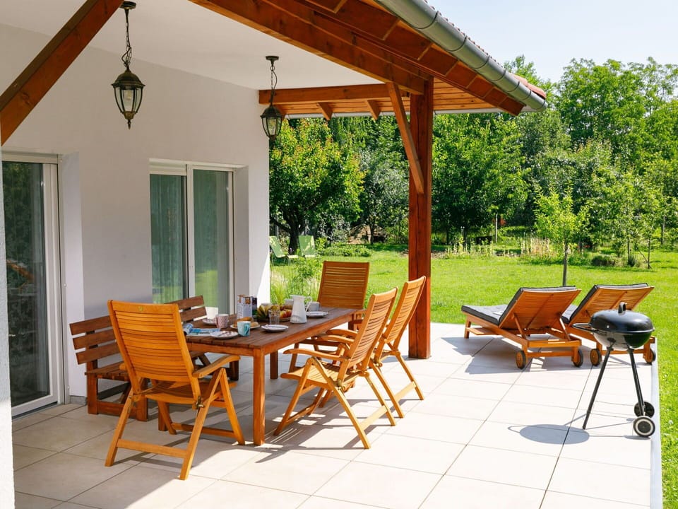 Furniture, Table, Property, Plant, Shade, Chair, Wood, Outdoor Table, Building, Outdoor Furniture