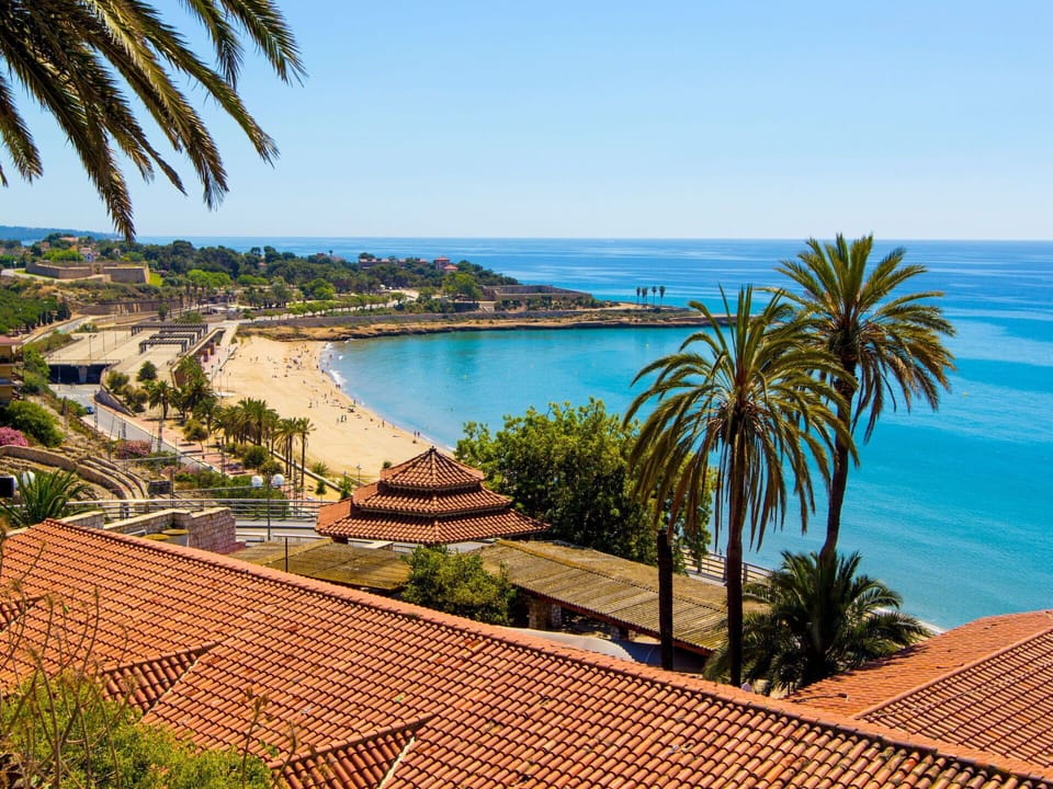 Water, Sky, Plant, Property, Building, Tree, Azure, Beach, Vegetation, Seaside Resort