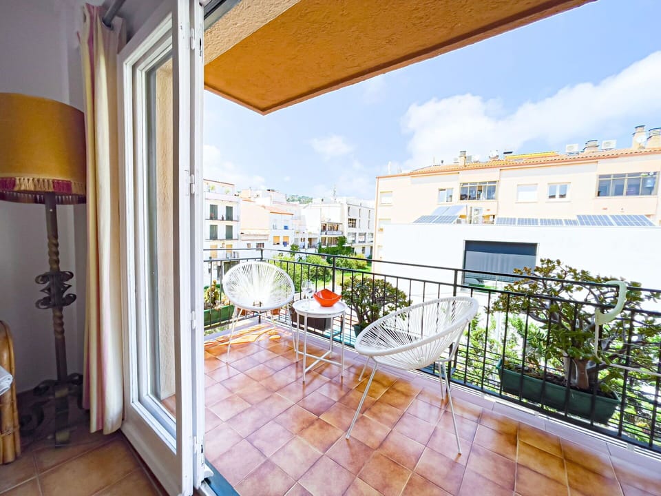 Apartment, Balcony, Chair, Houseplant, Flowerpot, Outdoor Furniture, Eco Hotel, Patio, Fence, Courtyard