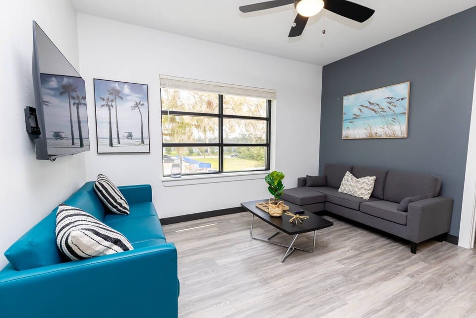 Relax & enjoy some downtime in the living area!