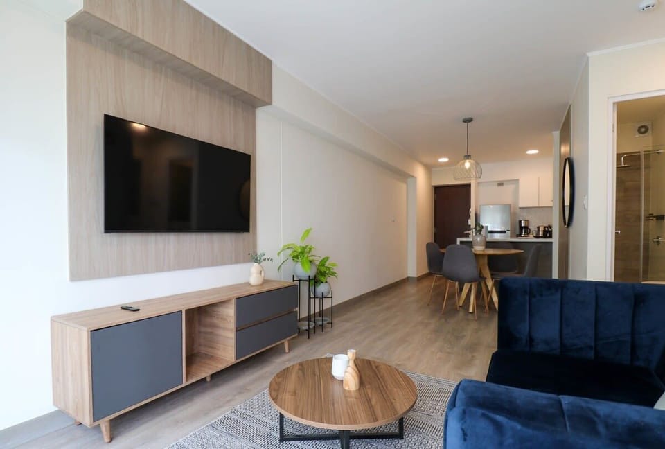 Living room with tv