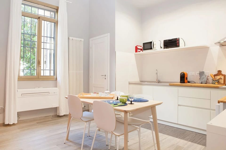 Apartment | Private kitchen | Full-size fridge, microwave, oven, stovetop