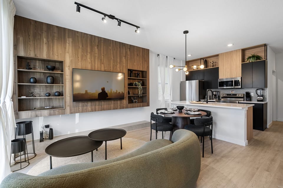 Another view from the open concept floor plan.