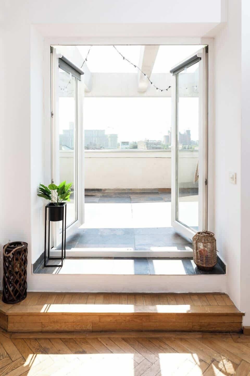 Across the terrace door sits the most amazing view. Only 3 steps away.