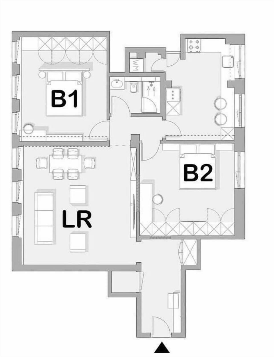 Our apartment plan lets you plan your stay with precision. Your dream retreat awaits! 🌟🏠