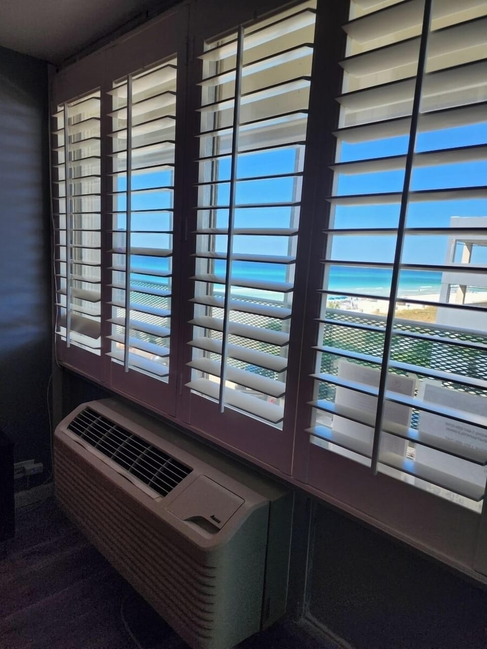 Beautiful view of water from the room