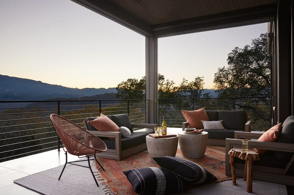 Relish on the deck and enjoy the stunning outdoor lounge