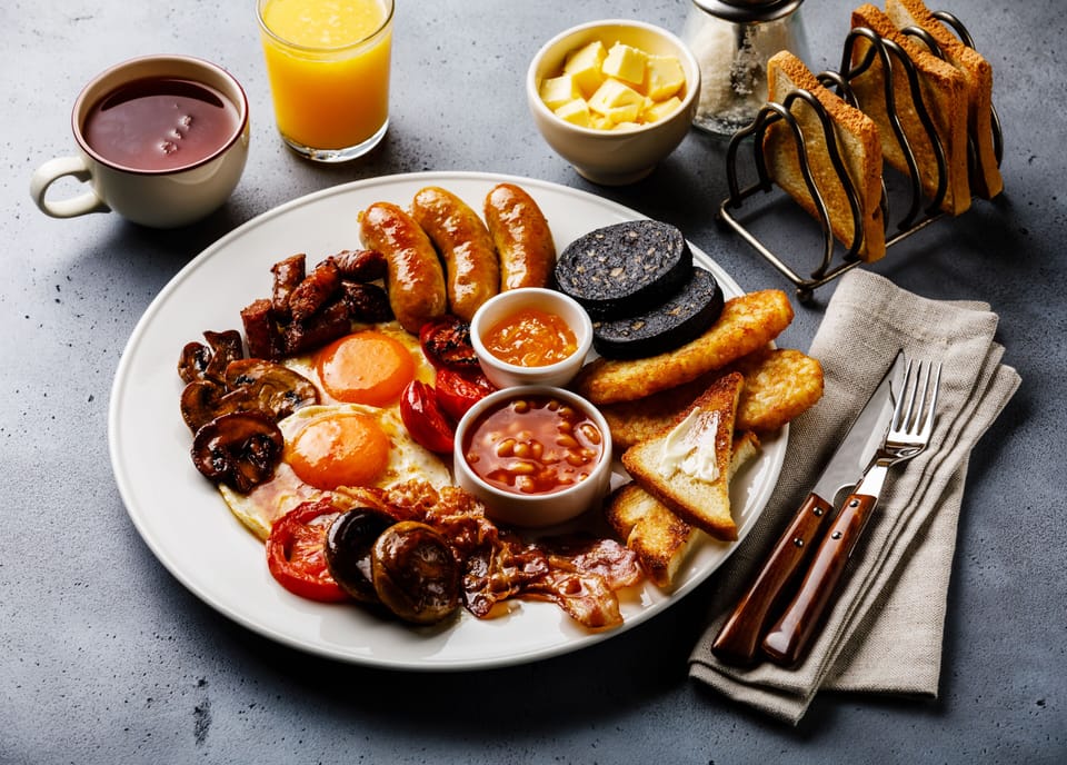 Daily full breakfast for a fee