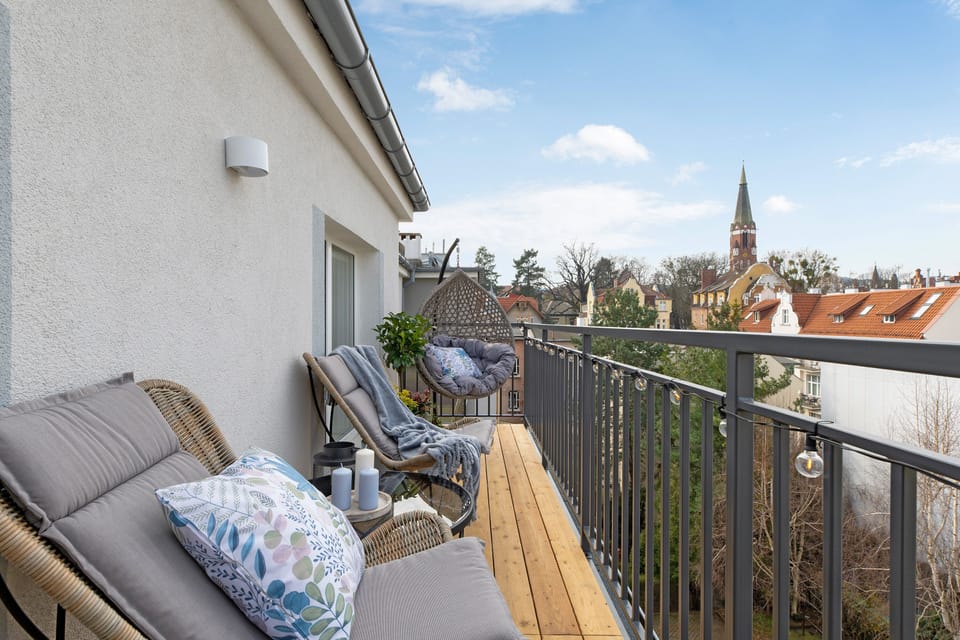 Classic Apartment, Balcony, City View | Terrace/patio