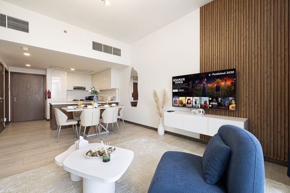 Relax and stream your favorites on the Smart TV