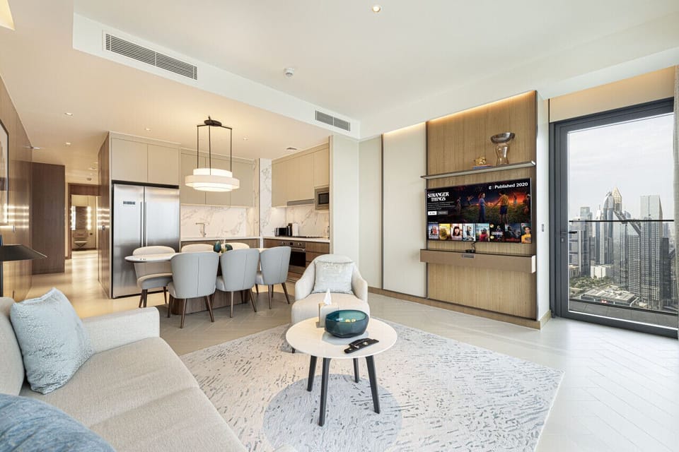 Bright and modern living space for ultimate comfort