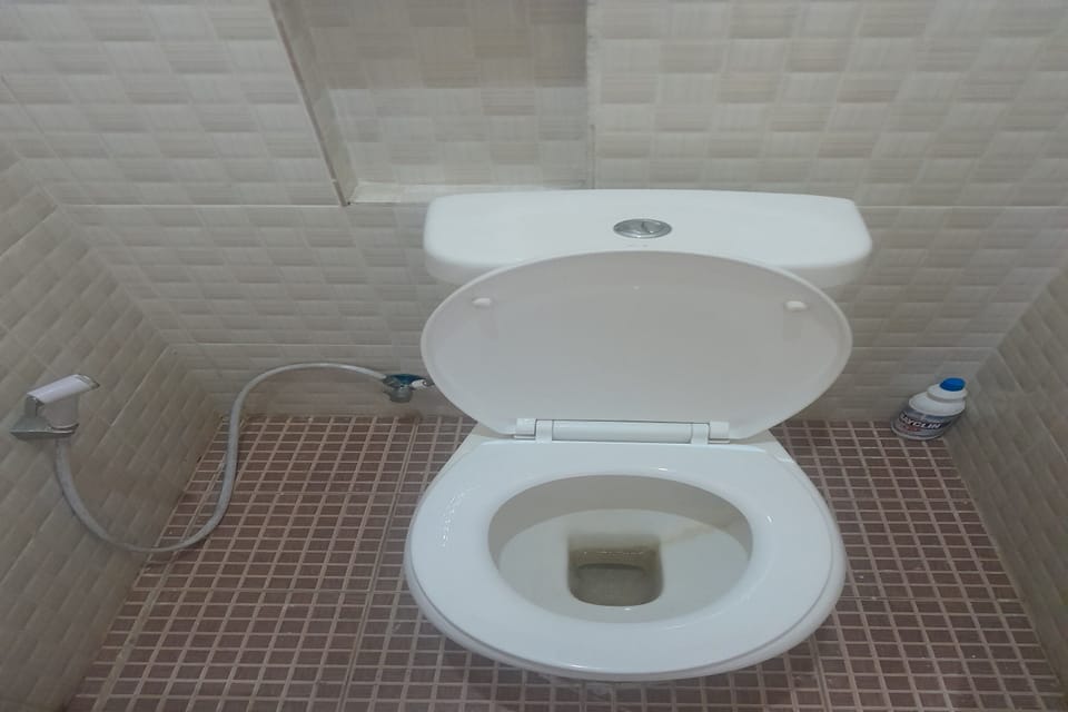 Basic Double Room | Bathroom | Shower, towels