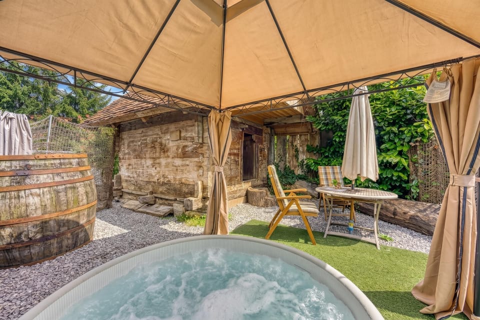 Family House, Multiple Bedrooms (Tiny-Mini Bertl With Hot Tub) | Exterior