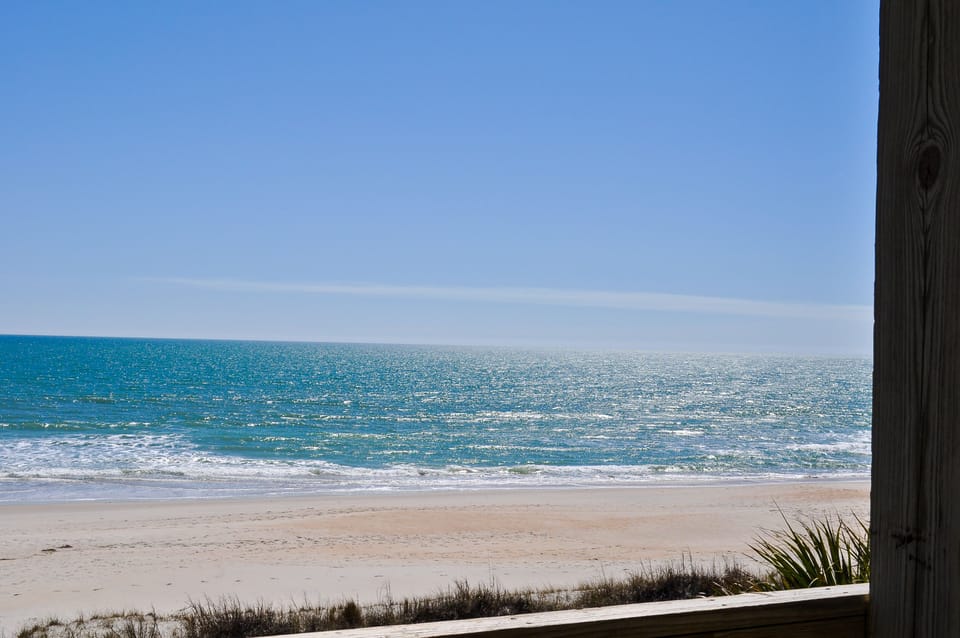 Balcony Views of North Topsail Beach
