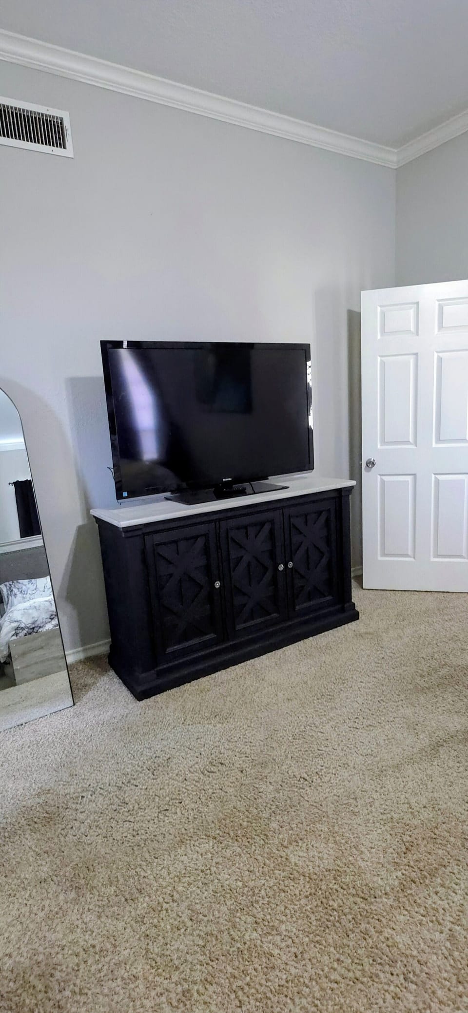 55" TV with firestick.