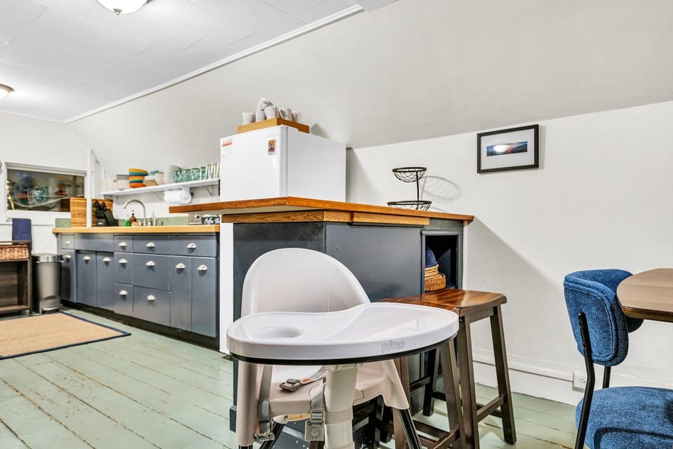 A portable high chair for the littles, one less thing to have to travel with.