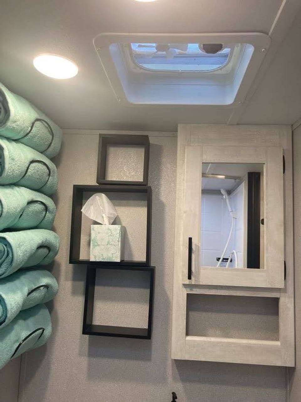 bathroom fan / open air