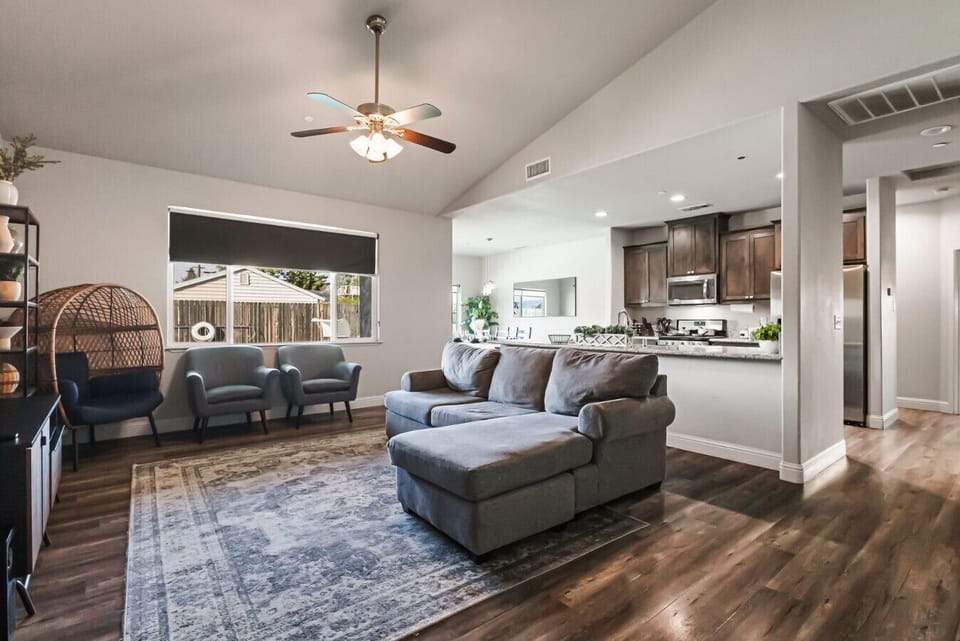 Spacious open-concept living area designed for comfort and connection.