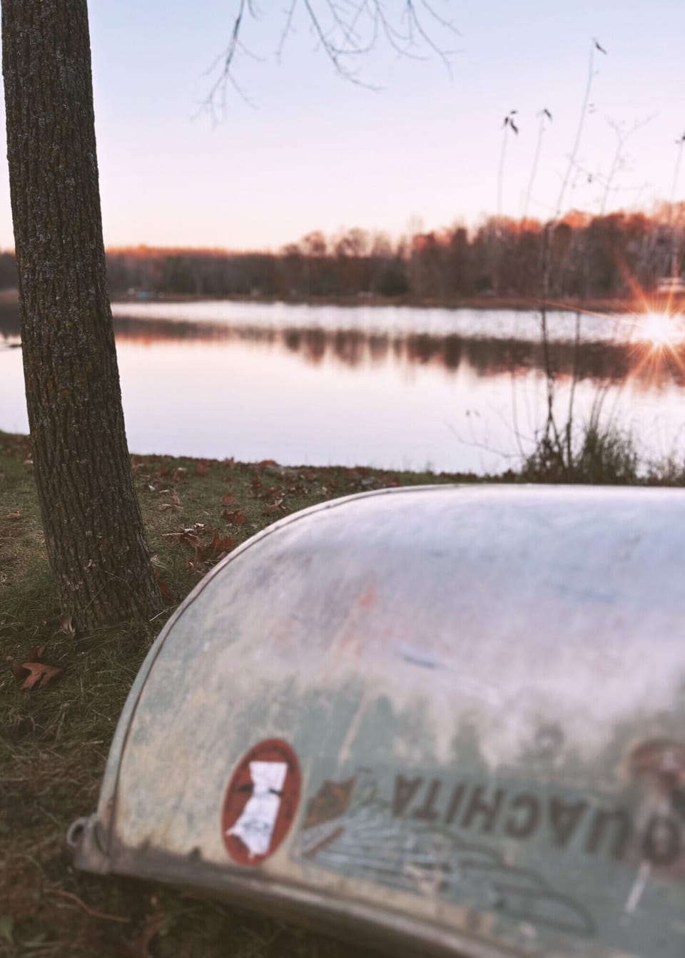 Morning views make for great canoe and kayak adventures! Canoes & kayaks available seasonally.
