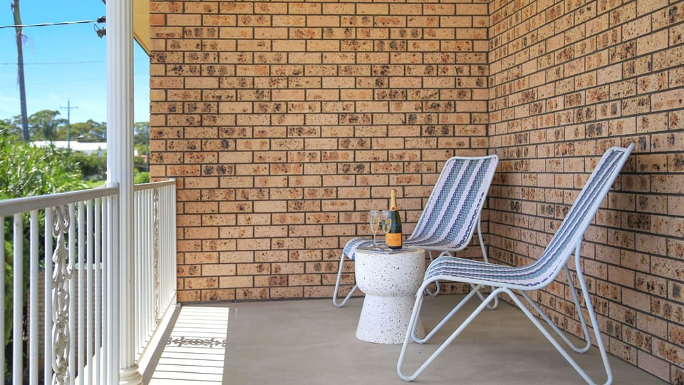 Sylvia's at Currarong | Balcony | Currarong Beach is minutes away