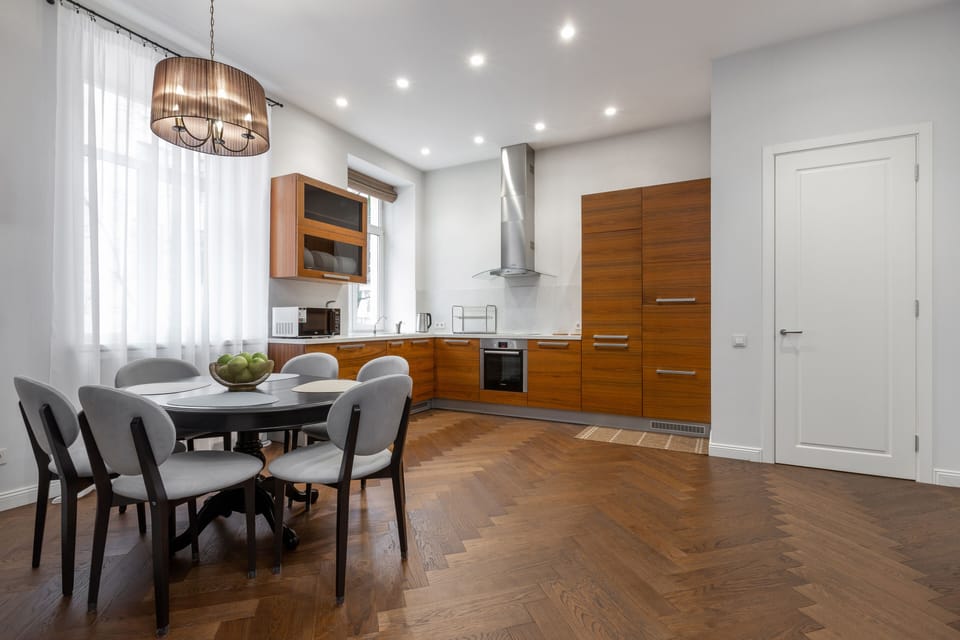 Apartment, 3 Bedrooms, City View | Private kitchen