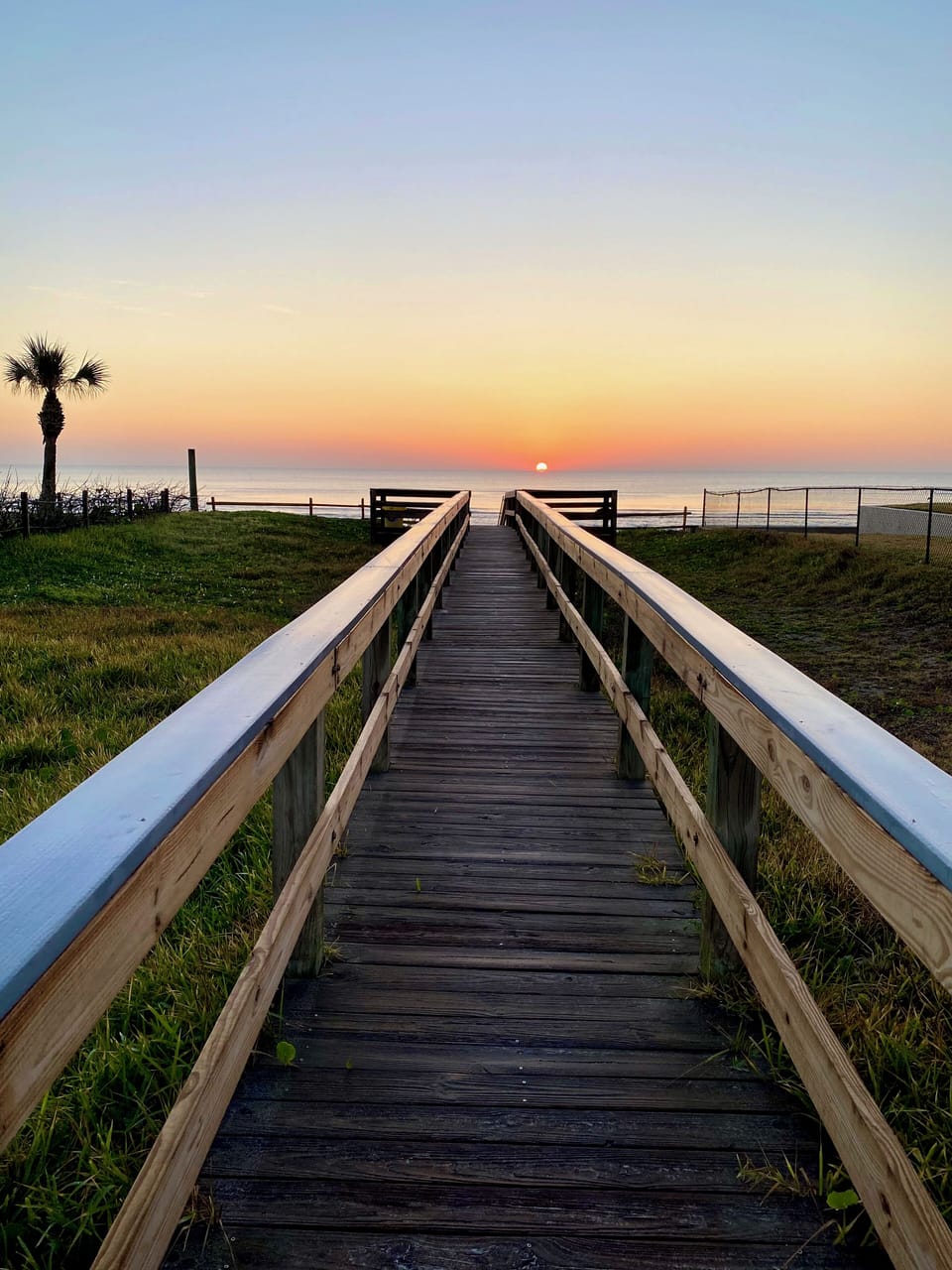 Boardwalk to beach