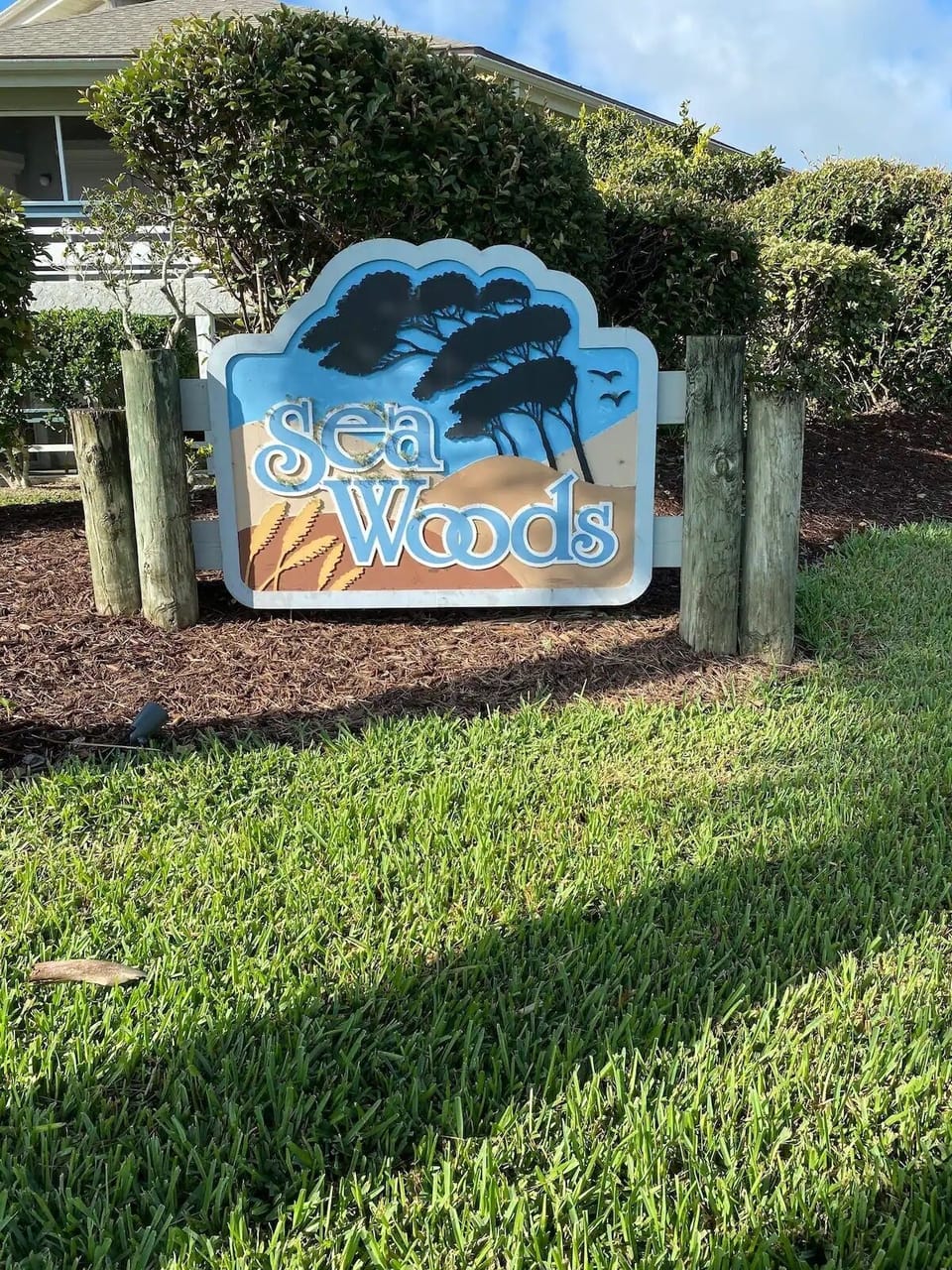 Sea Woods boasts lovely landscaping, three swimming pools and other amenities