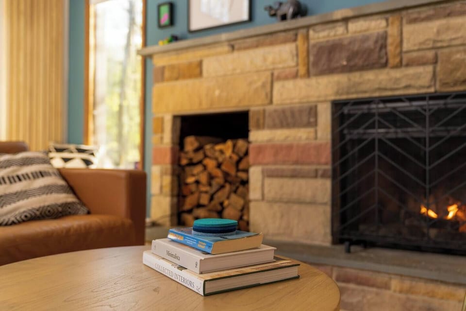 Wood Burning Fireplace