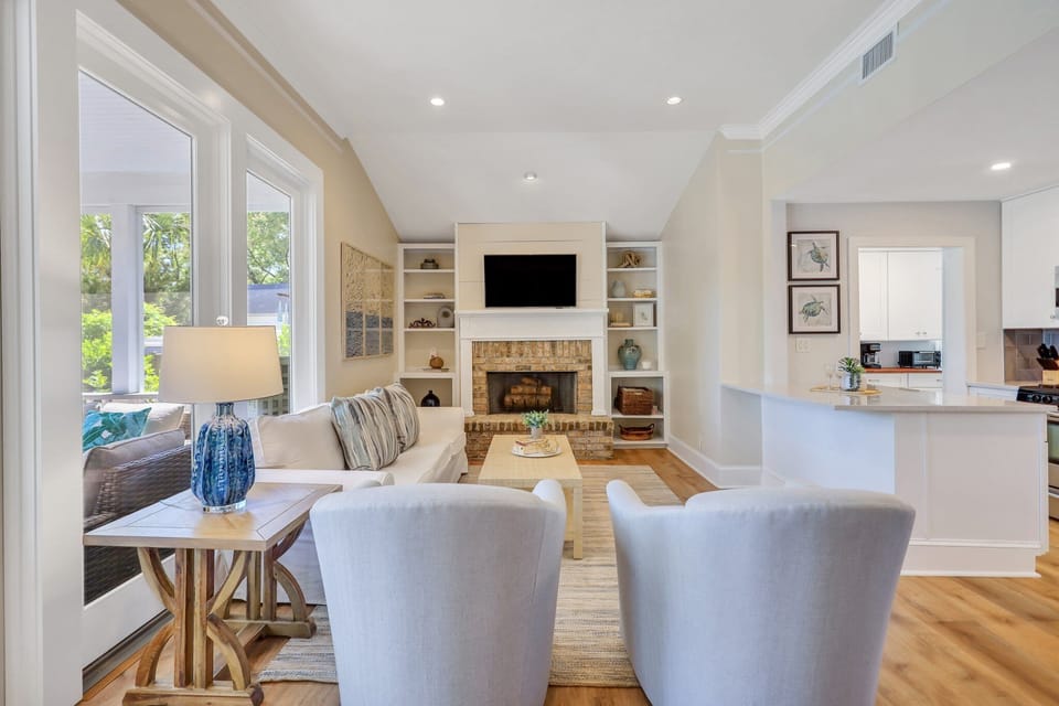 Family Room off the Kitchen