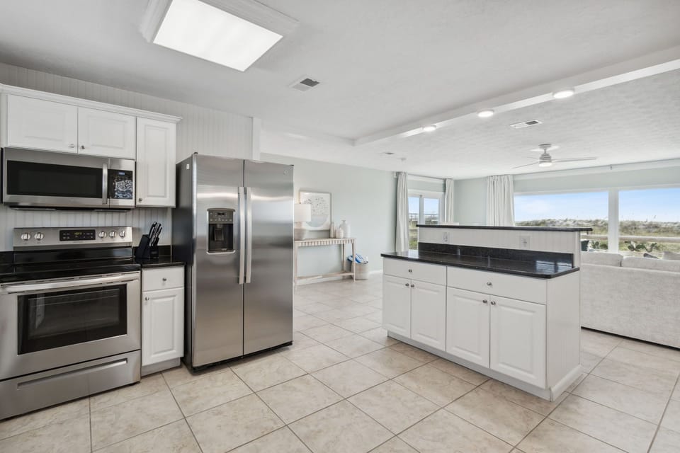 Kitchen with Granite Countertops and Stainless Appliances