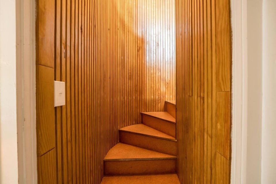 These stairs lead to the following photos which are all the first floor