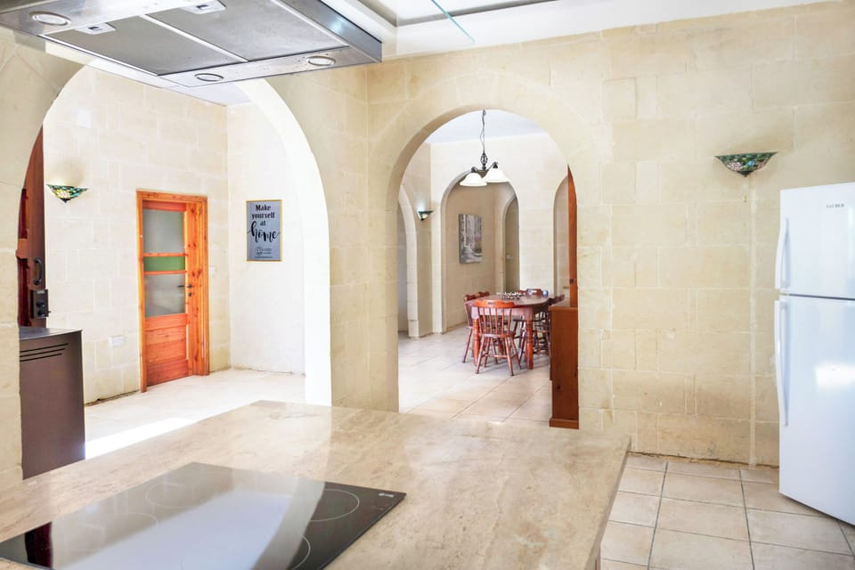Kitchen and dining area